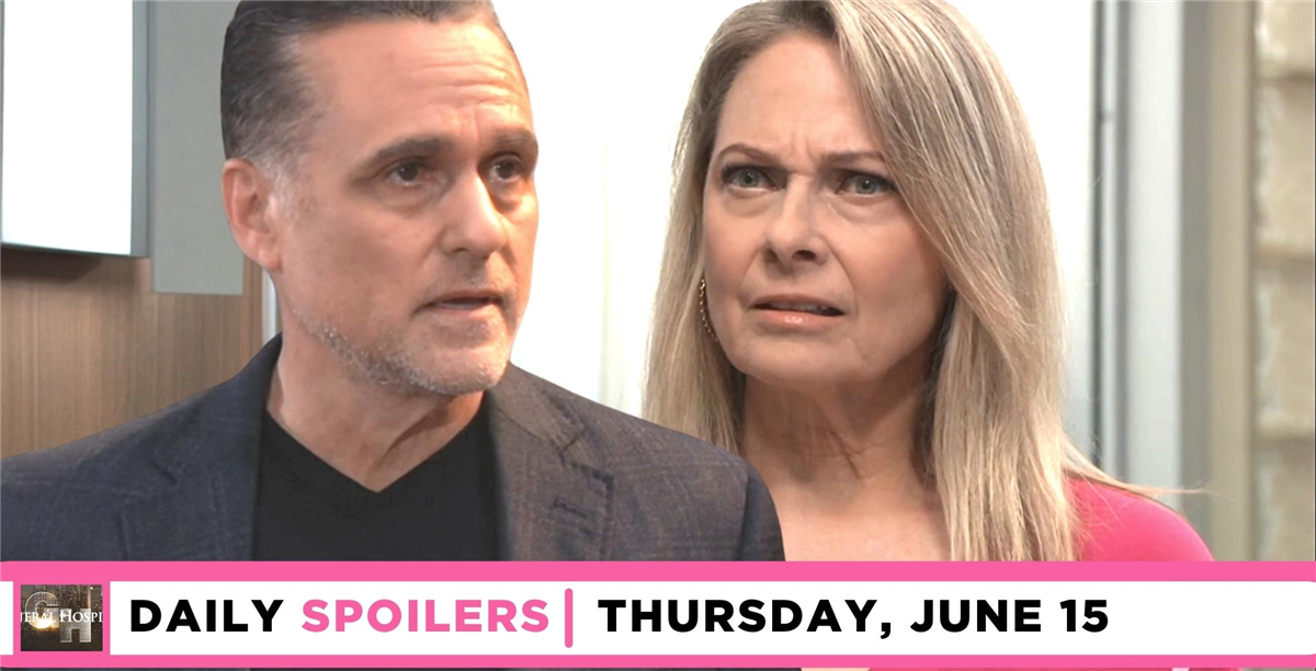 General Hospital Spoilers Thursday June Nina Panics Sonny Suspicious Tracy Plots Carly